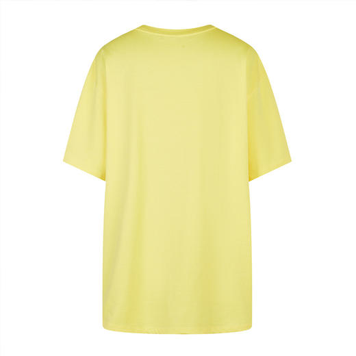 MCM 男士冰淇淋印花圆领短袖T恤 浅黄 MHTCSMM01 商品图1