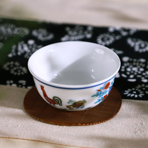 预售20天-皇家斗彩青花拾亿杯【顺丰包邮】 1：1等比例原貌打造 古法煅烧重现大明风华 商品图2