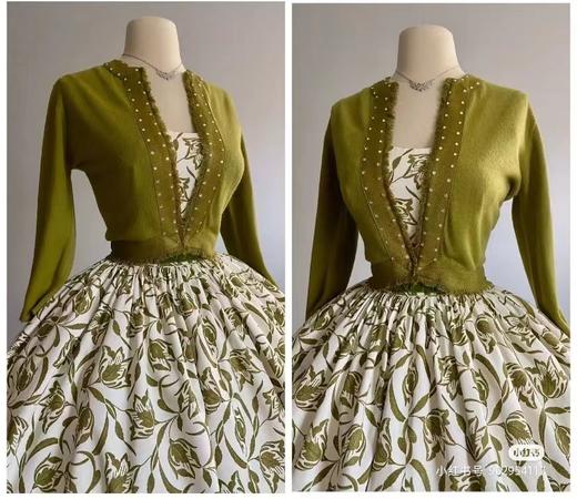 【投稿】喵娘精工@M38《斯嘉丽的50s》vintage两件套 商品图1