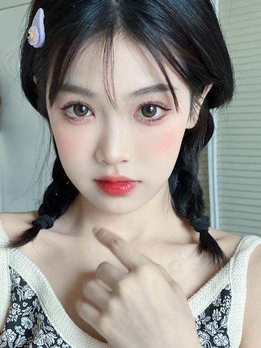 kikicon月抛美瞳 糖心奶栗 14.5mm 商品图0