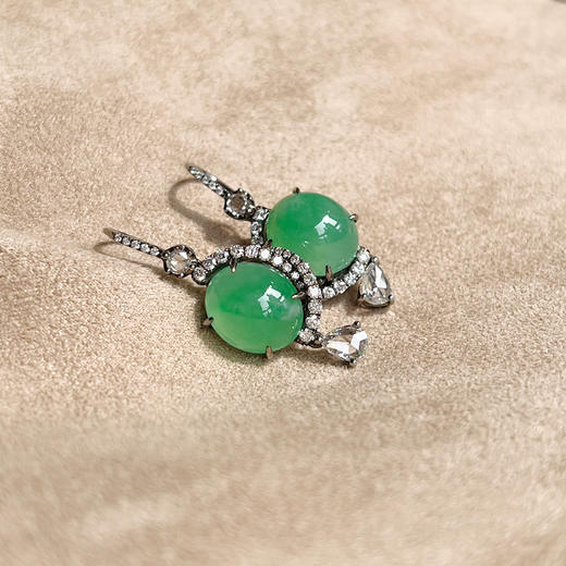 CLASSIC系列 天然翡翠耳坠 商品图1