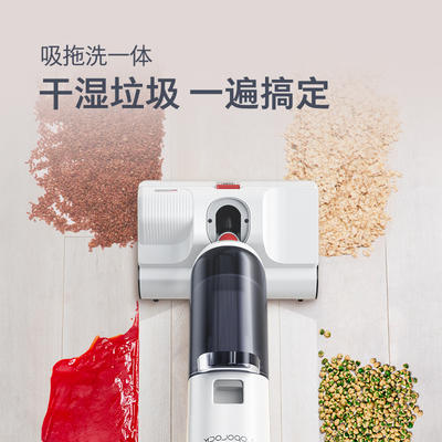石头（roborock）智能双刷洗地机U10 家用无线吸拖洗一体吸尘器 商品图1