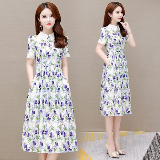 YWE XY22BO90连衣裙中长款修身贵夫人气质裙【优】 商品图1