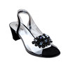 断码特价36码&38码——西班牙原产时尚舒适女时装鞋T1970A黑色/透明（公主水晶鞋系列） 商品缩略图0