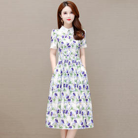 YWE XY22BO90连衣裙中长款修身贵夫人气质裙【优】