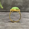 【御珠宫坊】金镶碧玉戒指 商品缩略图0