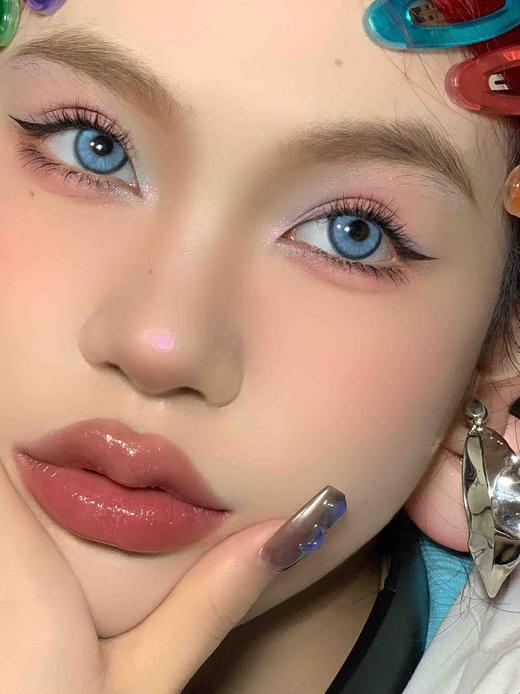 (年抛) 亚特兰蒂斯 umido / 大直径14.5，着色13.8 (同品牌多副更划算 选款色板在详情页，整个品牌都是大直径款)蓝色美瞳 商品图10