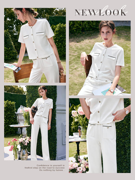 欧芮儿OLrain法式小香风时尚套装女夏季2022气质名媛高级感两件套 商品图1