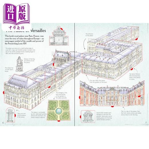 预售 【中商原版】See Inside Famous Buildings 尤斯伯恩看里面系列 著名建筑 英文原版进口 建筑 儿童科普读物 Rob Lloyd Jones 商品图1