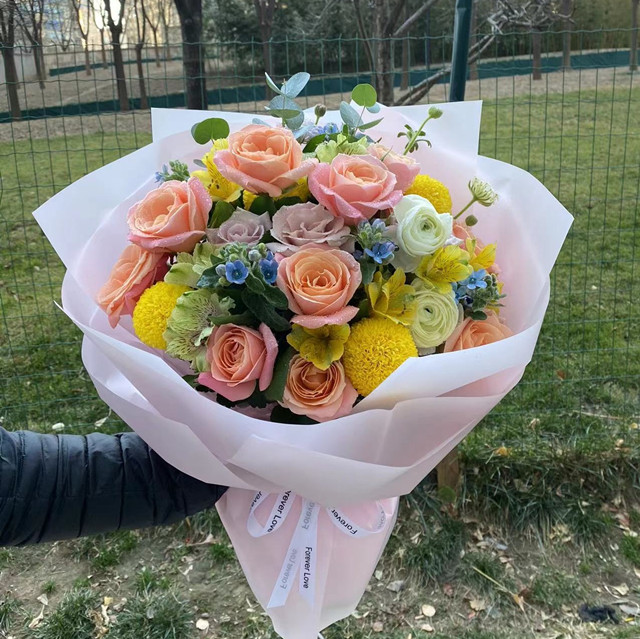 猪猪小姐混搭花束