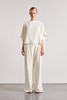 Mark Kenly Domino Tan  米白色belora一字领前短后长上衣 商品缩略图0