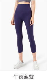 壁虎瑜伽【2206KZ178】高腰提臀显瘦七分裤 商品图4