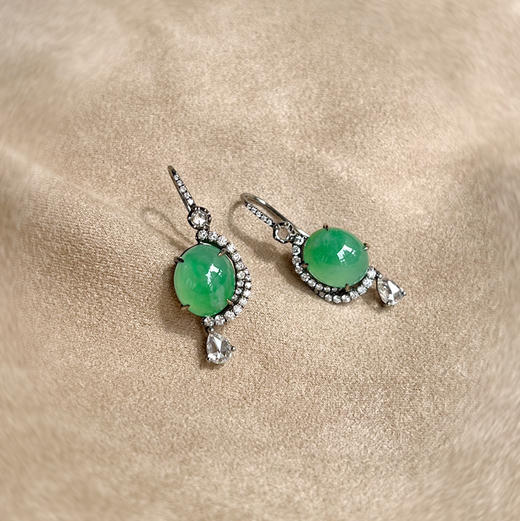 CLASSIC系列 天然翡翠耳坠 商品图2