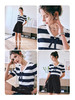 欧芮儿OLrain法式高级条纹针织衫女夏季2022新款修身蝴蝶结套头衫 商品缩略图1