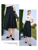 欧芮儿OLrain法式波点半身裙女夏季2022新款复古赫本风a字中长裙 商品缩略图2