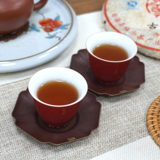 【精品熟茶】2008年老福今古树熟茶饼 精品熟茶真品高品质老熟茶 商品图8