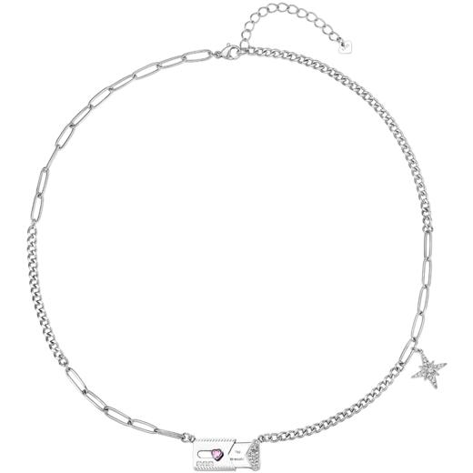 ZEGL设计师小情书情侣项链女一对小众设计锁骨链情人节礼物送女友 商品图6