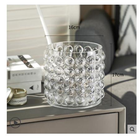 北欧轻奢（ 泡泡 ）玻璃花瓶 商品图1