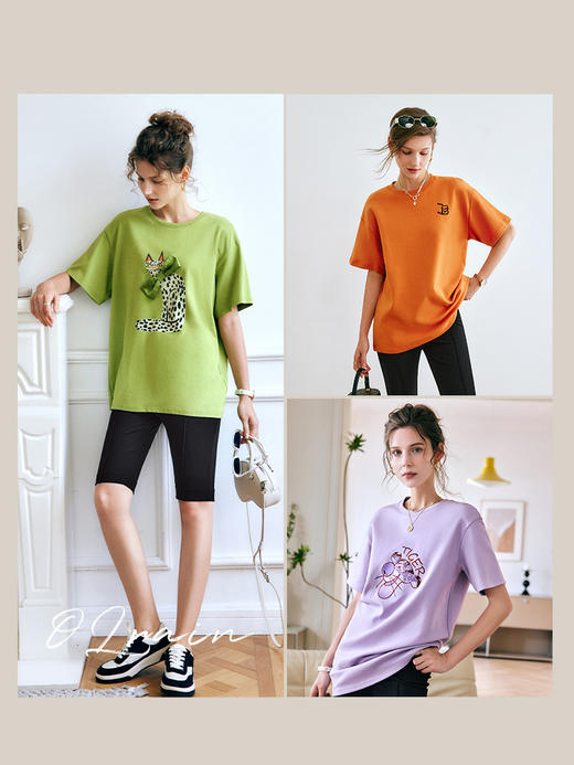 OLrain法式高级穿搭黑色休闲裤女夏季2022新款紧身薄款显瘦五分裤 商品图1