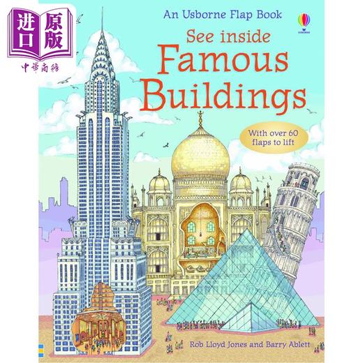 预售 【中商原版】See Inside Famous Buildings 尤斯伯恩看里面系列 著名建筑 英文原版进口 建筑 儿童科普读物 Rob Lloyd Jones 商品图0