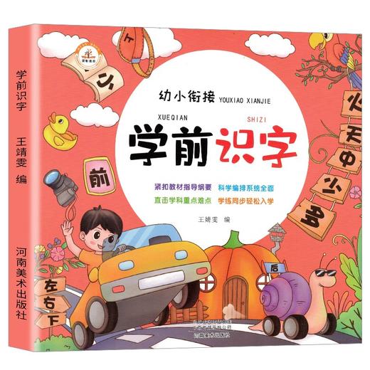 (仓发) 学前识字 儿童学前看图识字书籍3-4-5-6-7岁幼儿园宝宝学汉字识字注拼音版 幼升小一年级教材幼小衔接学习启蒙早教卡片认字书/河南美术出版社/王靖雯/9787540153878 商品图6