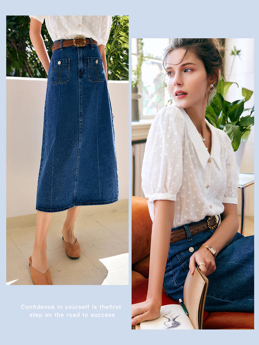 欧芮儿OLrain法式白色波点欧芮儿短袖衬衫女夏季2022气质复古衬衣undefined 商品图3