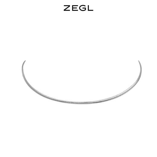 ZEGL设计师Z-box系列紫色蝴蝶叠戴项链女轻奢小众蛇骨链夏锁骨链 商品图1