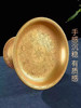 西藏式藏传佛教吉祥花纹纯铜供佛水果盘底盘曼扎多用托盘供盘 商品缩略图3