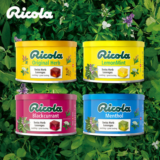 瑞士利口乐润喉糖系列柠檬味/原味/薄荷/黑加仑100g 清新口气呵护嗓音 061008/060012-1/060012-2/060012-3 商品图0