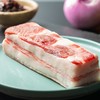 冷鲜 悦跑山猪黑猪五花肉块 300g/盒（红烧/烤肉） 商品缩略图2