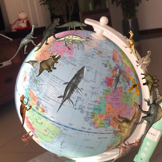 儿童节礼物【现货】北斗追月智能AR“点读地球仪”20cm 夜灯款 3岁+ 中英双语 真人语音讲解  22个主题AR互动5大板块10000+知识 商品图7