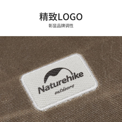 Naturehike挪客圆形帆布收纳箱便携户外露营装备配件收纳袋杂物袋 商品图3