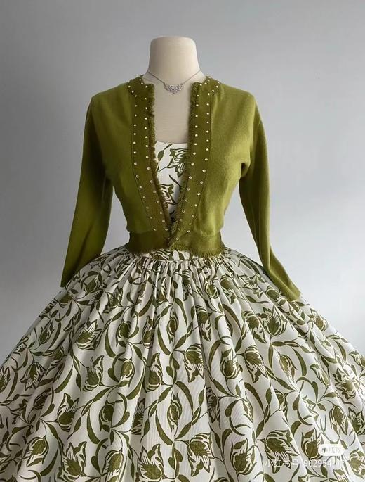 【投稿】喵娘精工@M38《斯嘉丽的50s》vintage两件套 商品图0