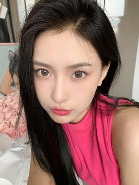 kikicon月抛美瞳 迷雾白茶 14.5mm