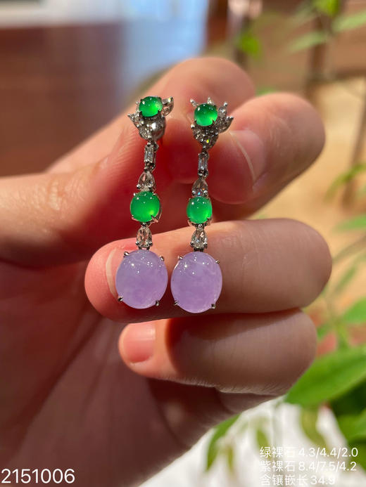 2151006，蛋面耳坠，32999 商品图2