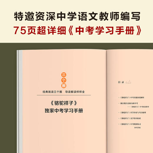 (仓发) 骆驼祥子（中考圈点批注版！学习圈点批注阅读法，掌握《骆驼祥子》全部考点！）（读客经典文库）/江苏凤凰文艺出版社/老舍/9787559449337 商品图4