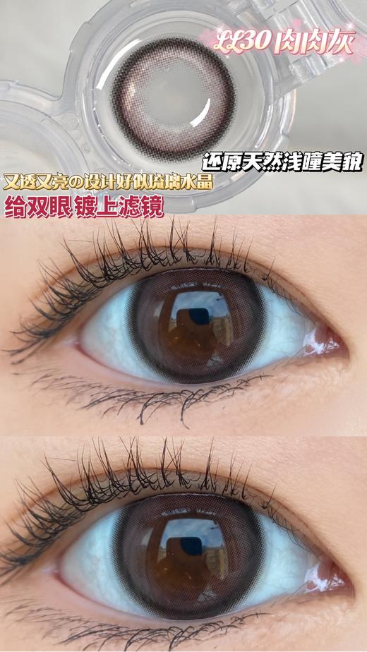 Lillilly品牌日抛-LL30肉肉灰（灰褐色）10p/盒 商品图5