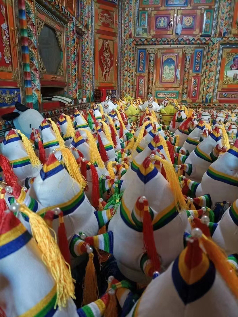 寺庙制作开光加持九乳招财袋财神袋