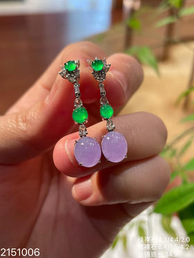 2151006，蛋面耳坠，32999