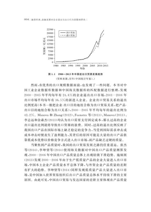 融资约束、金融发展对企业退出与出口行为的影响研究/服务业与服务贸易论丛/黎日荣/浙江大学出版社 商品图2