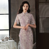 复古民国风淑女旗袍，长款蕾丝日常可穿连衣裙旗袍 YG2011 商品缩略图6