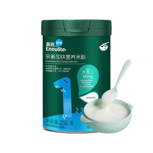 英氏亲衡加铁营养米粉6个月258g 商品图2