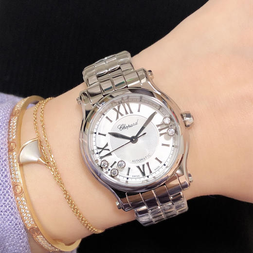 萧邦NR快乐钻系列 5钻新款30mm 女士腕表 商品图2