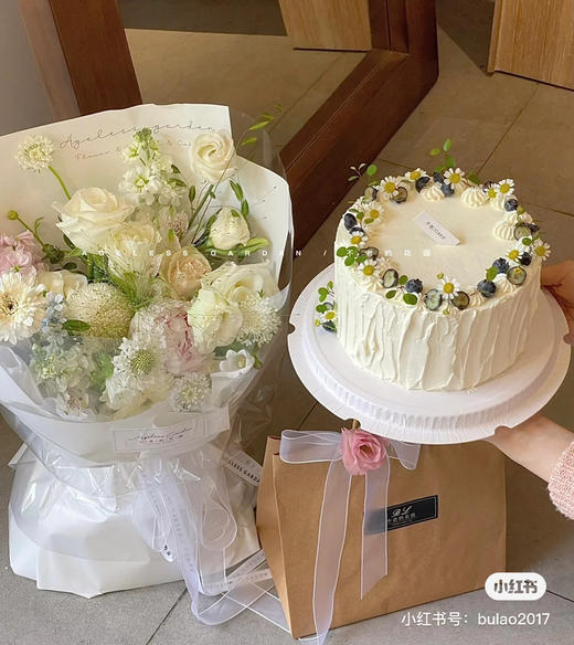 INS风主题，洋甘菊+蓝莓小清新 商品图0