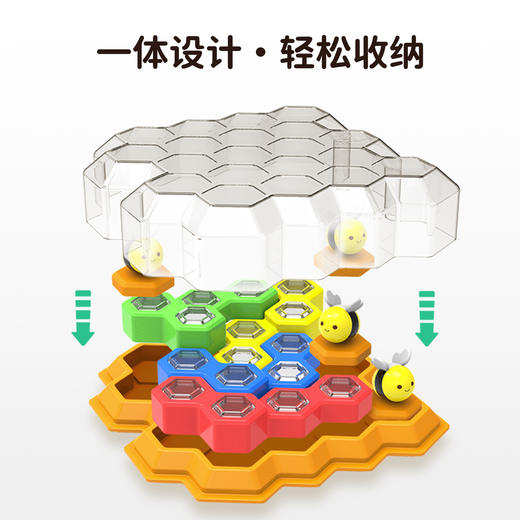 【亲子互动 培养空间想象力】MuseZoo灵感乐园蜜蜂总动员儿童益智桌游玩具思维训练专注力5岁+ 商品图3