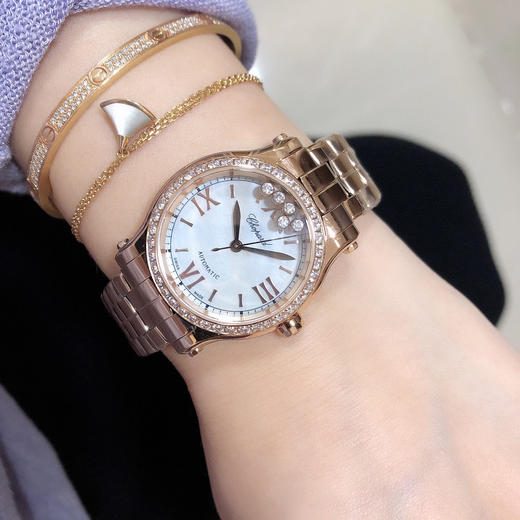 萧邦NR快乐钻系列 5钻新款30mm 女士腕表 商品图3
