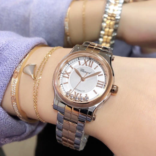萧邦NR快乐钻系列 5钻新款30mm 女士腕表 商品图3