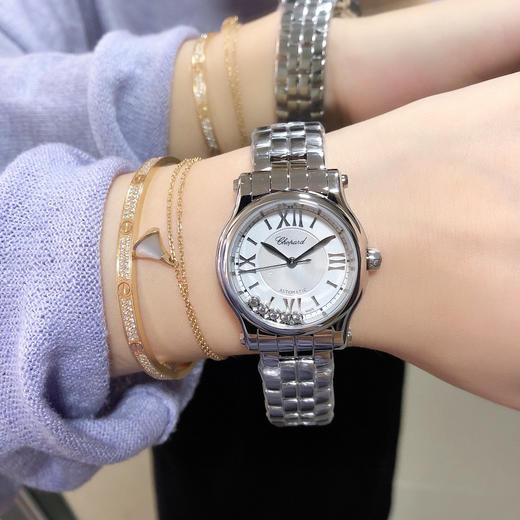萧邦NR快乐钻系列 5钻新款30mm 女士腕表 商品图3