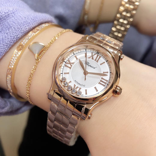 萧邦NR快乐钻系列 5钻新款30mm 女士腕表 商品图3
