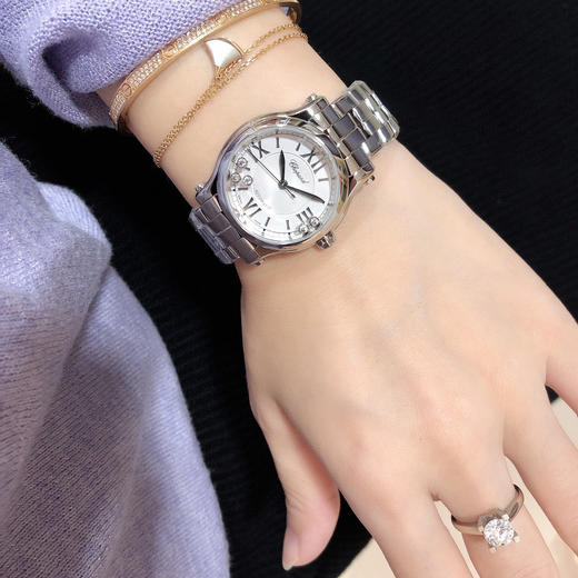 萧邦NR快乐钻系列 5钻新款30mm 女士腕表 商品图1